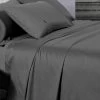 King Size 500TC Cotton Sateen Fitted Sheet (Charcoal Color) -Best Bedding Store V62 DS FIT500LXC CHA K 01 1