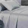 King Size 500TC Cotton Sateen Fitted Sheet (Silver Color) 2 King Size 500TC Cotton Sateen Fitted Sheet (Silver Color) -Best Bedding Store V62 DS FIT500LXC SIL K 01 2