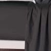 Single Size Black Color Fitted Sheet -Best Bedding Store V62 DS FITSOFTM BLK S 01