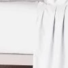 Single Size White Color Fitted Sheet -Best Bedding Store V62 DS FITSOFTM WHT S 01