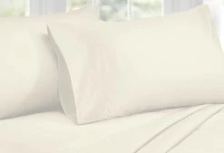 Queen Size 1000TC Cotton Rich Sheet Set (Ivory Color)