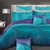 Super King Size Turquoise Aqua And Purple Quilt Cover Set(3PCS) -Best Bedding Store V62 DS SP0716SK 01 3