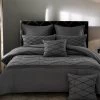 Super King Size 3pcs Embroidered Grey Quilt Cover Set -Best Bedding Store V62 DS T00048SK 01 1