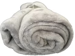 Ultra-Soft Throw Rug (Grey Color)