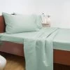 King Size 1500TC Cotton Rich Sheet Set (Mint Color) -Best Bedding Store V62 SHEARD1500 MIN K 01 1