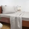 Queen Size 1500TC Cotton Rich Sheet Set (Silver Color) 1 Queen Size 1500TC Cotton Rich Sheet Set (Silver Color) -Best Bedding Store V62 SHEARD1500 SIL Q 01 1