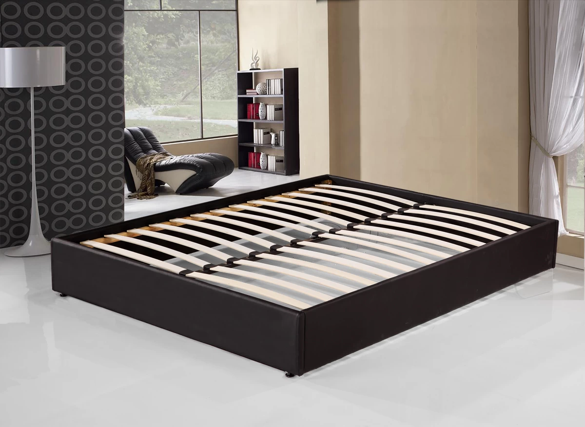 PU Leather Queen Bed Ensemble Frame 4 PU Leather Queen Bed Ensemble Frame - Image 2