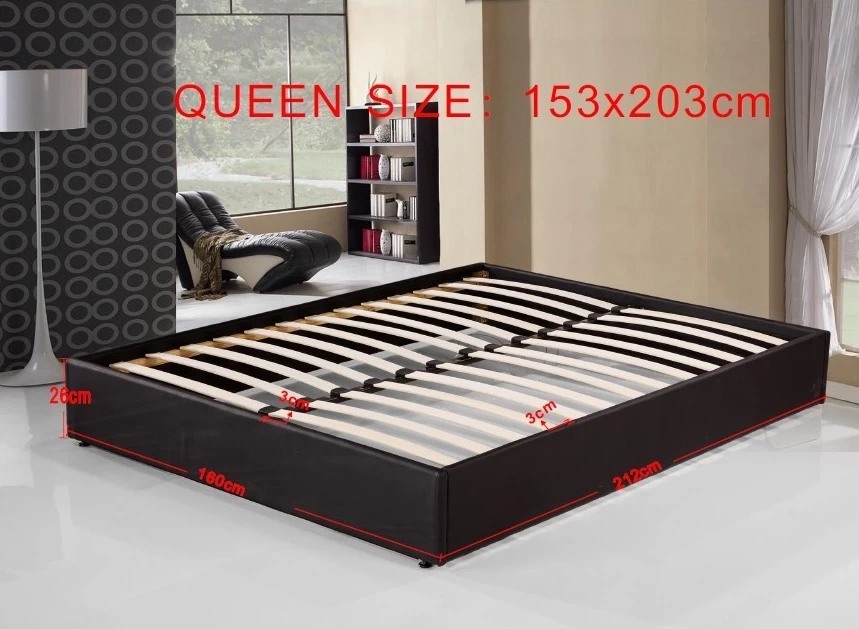 PU Leather Queen Bed Ensemble Frame 8 PU Leather Queen Bed Ensemble Frame - Image 6