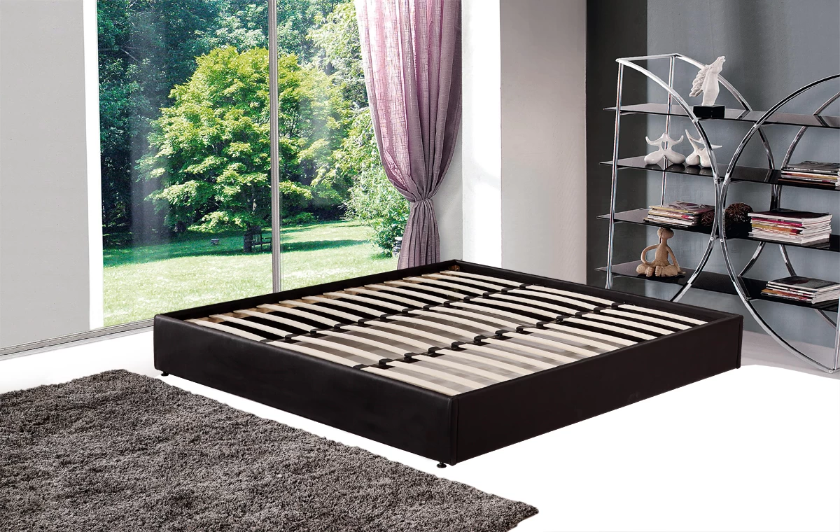 PU Leather King Bed Ensemble Frame 3 PU Leather King Bed Ensemble Frame