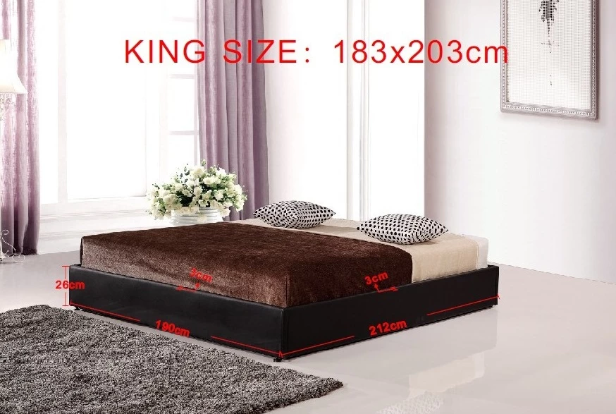 PU Leather King Bed Ensemble Frame 9 PU Leather King Bed Ensemble Frame - Image 7
