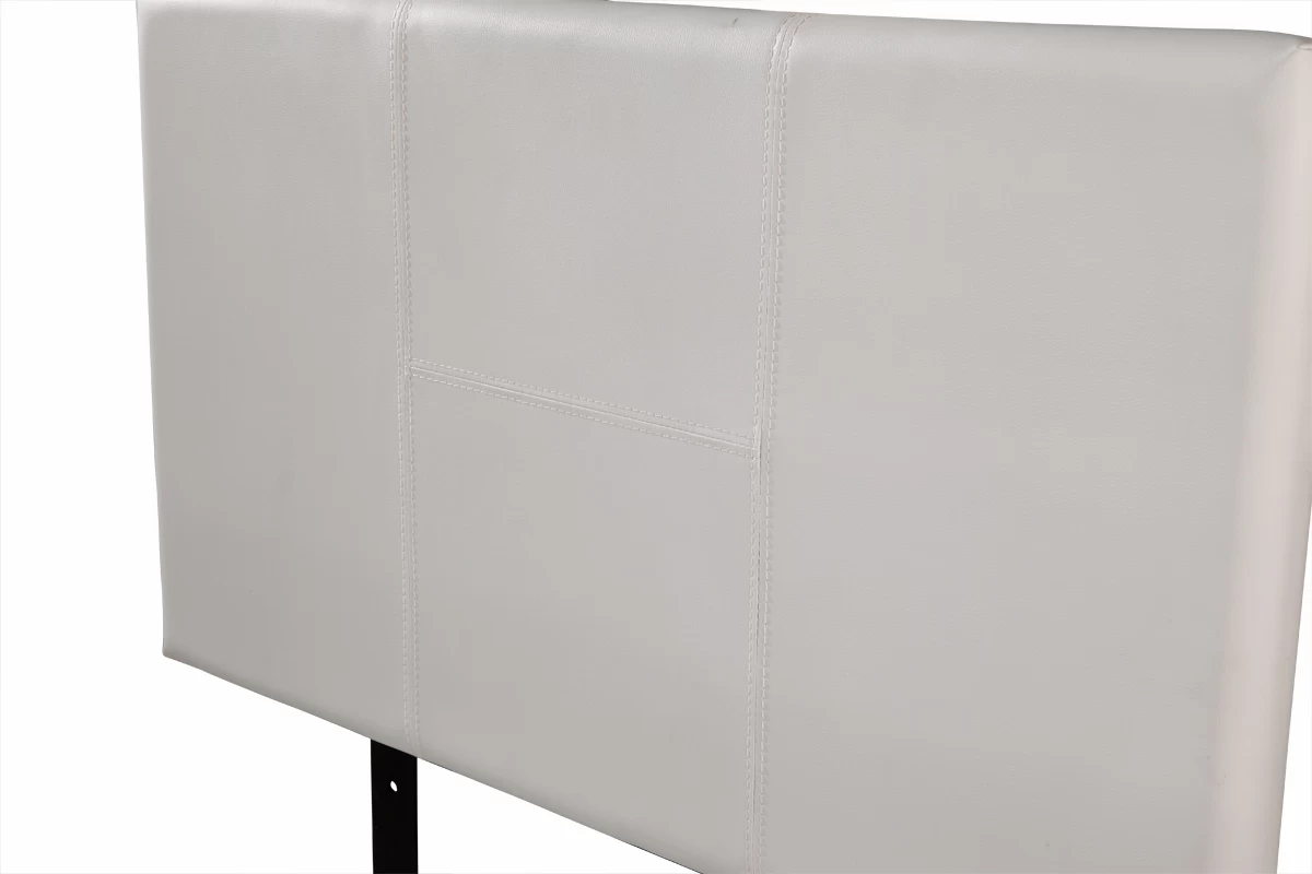 PU Leather Single Bed Headboard Bedhead - White 6 PU Leather Single Bed Headboard Bedhead - White - Image 4