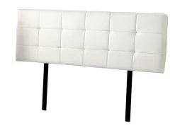 PU Leather King Bed Deluxe Headboard Bedhead - White -Best Bedding Store V63 768275 02 7