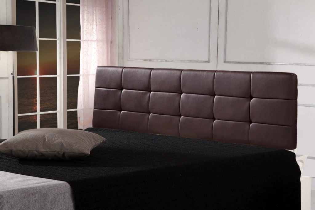 PU Leather King Bed Deluxe Headboard Bedhead - Brown 3 PU Leather King Bed Deluxe Headboard Bedhead - Brown