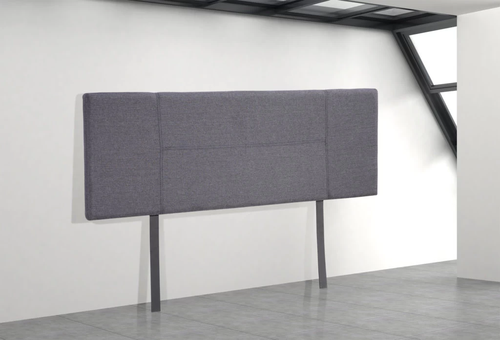 Linen Fabric Queen Bed Headboard Bedhead - Grey 3 Linen Fabric Queen Bed Headboard Bedhead - Grey