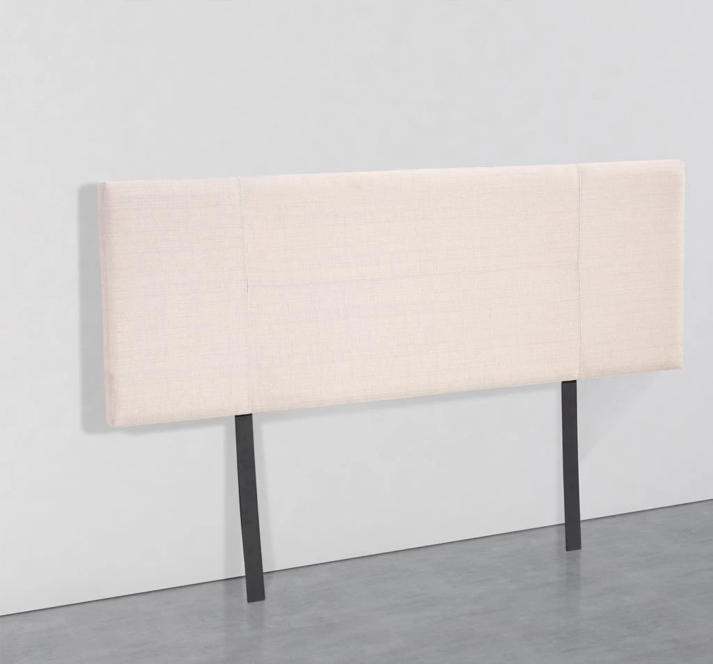 Linen Fabric Double Bed Headboard Bedhead - Beige 3 Linen Fabric Double Bed Headboard Bedhead - Beige