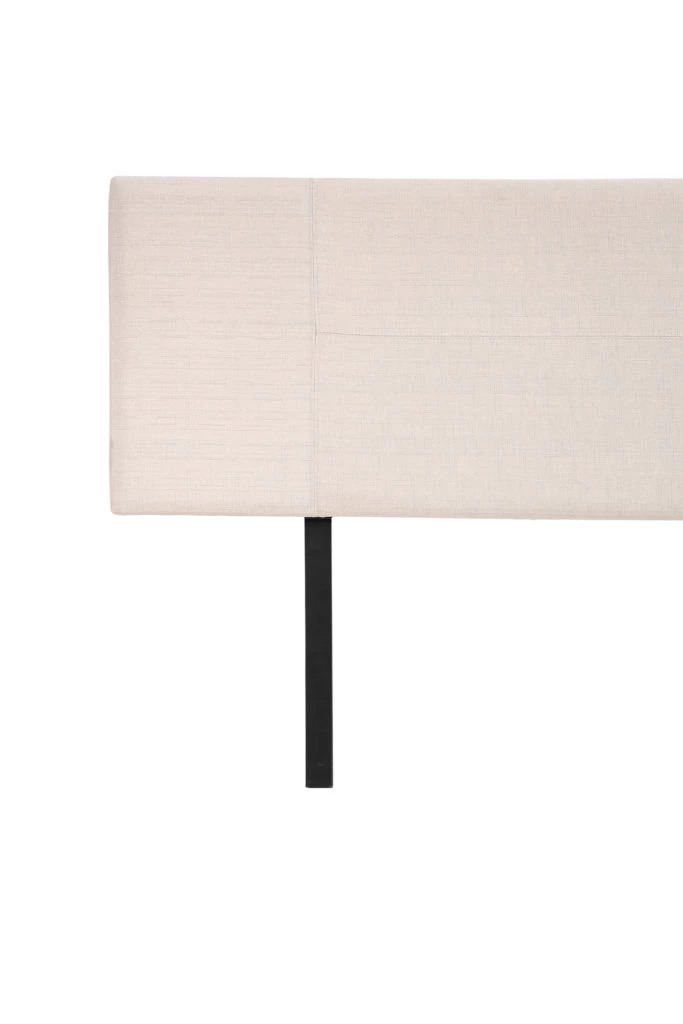 Linen Fabric Double Bed Headboard Bedhead - Beige 5 Linen Fabric Double Bed Headboard Bedhead - Beige - Image 3