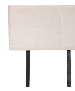 Linen Fabric Single Bed Headboard Bedhead - Beige -Best Bedding Store V63 800827 03 7