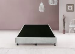 Palermo King Single Ensemble Bed Base Platinum Light Grey Linen Fabric -Best Bedding Store V63 823231 02 1