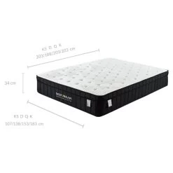 Charcoal Infused Super Firm Pocket Mattress King Single -Best Bedding Store V80 DD 34107KS SFM 05 2 11