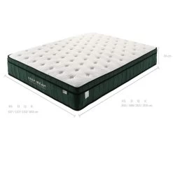 Green Tea Cool Gel Memory Foam Mattress 36cm 5 Zone King -Best Bedding Store V80 DD 36183SG 07 2 14