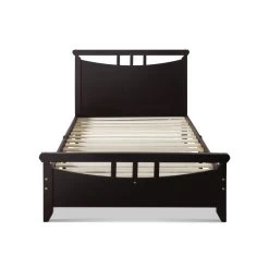 Artiss Single Size Wooden Bed Frame - Dark Cherry -Best Bedding Store WBED C 039S 92 AB 02