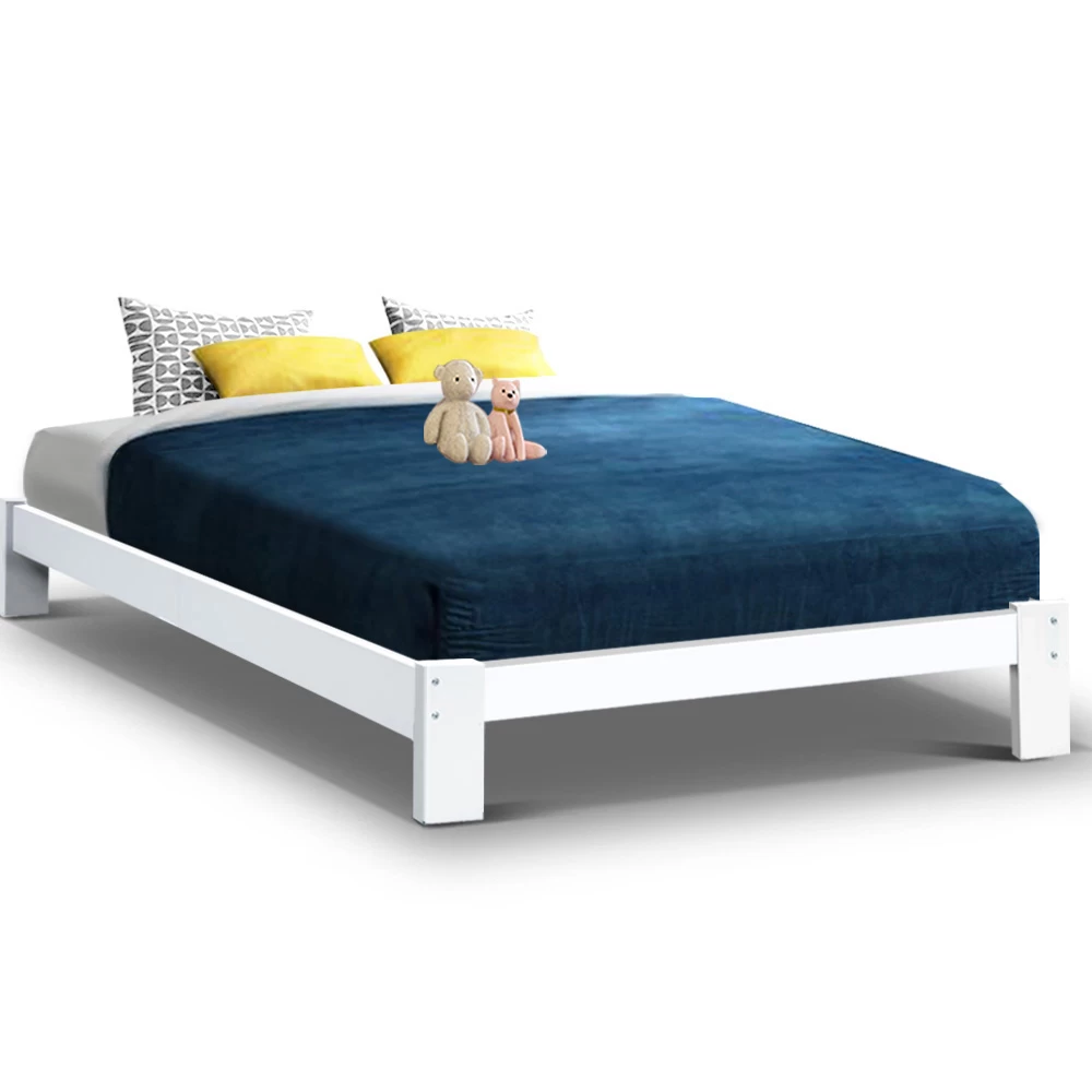 Artiss Bed Frame Double Size Wooden Bed Base JADE Timber Foundation Mattress 3 Artiss Bed Frame Double Size Wooden Bed Base JADE Timber Foundation Mattress