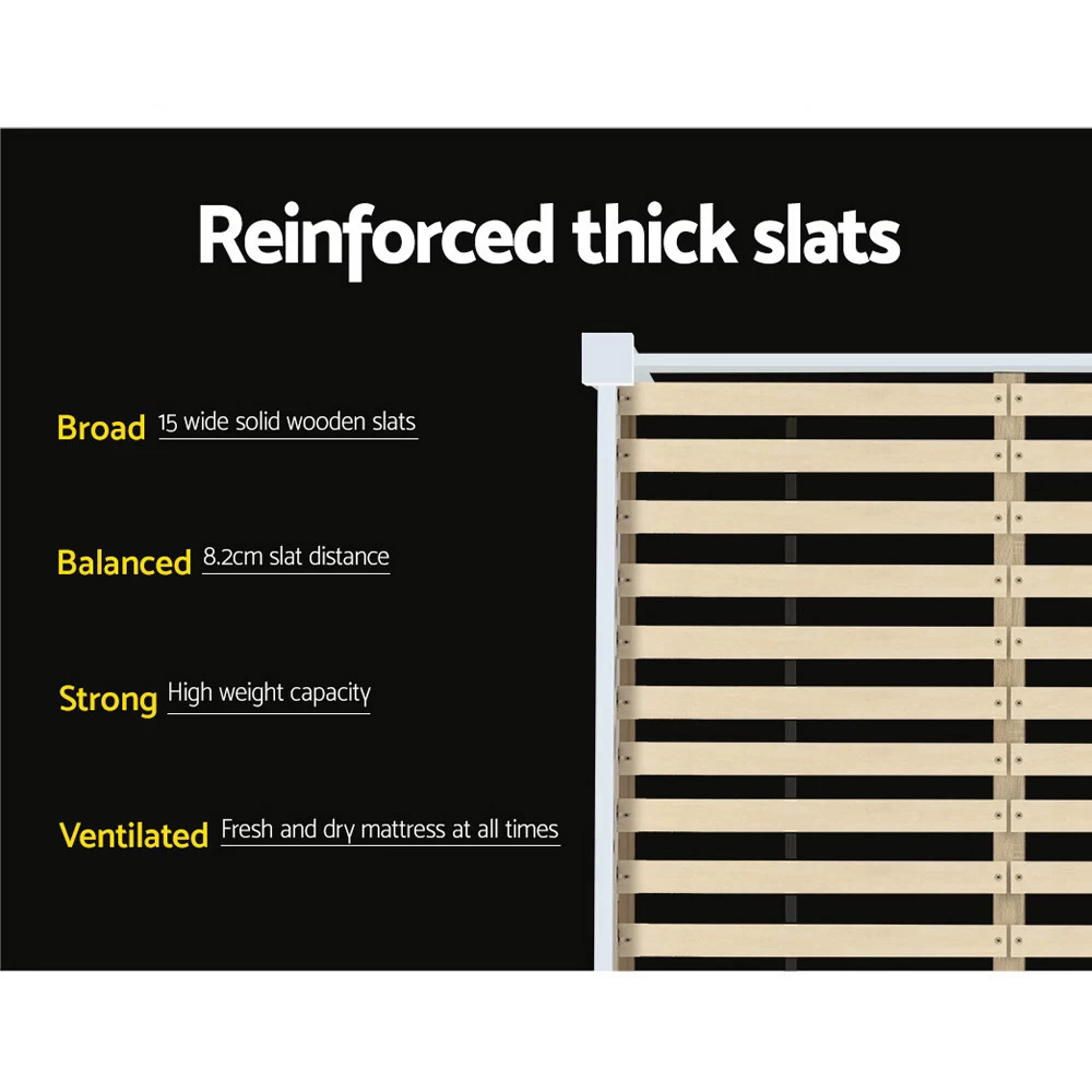 Artiss Queen Wooden Bed Base Frame Size JADE Timber Foundation Mattress Platform 7 Artiss Queen Wooden Bed Base Frame Size JADE Timber Foundation Mattress Platform - Image 5