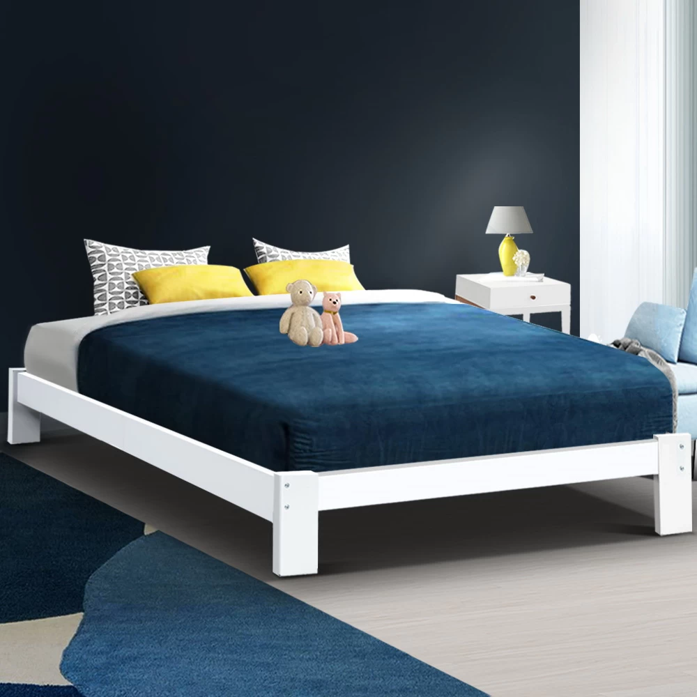 Artiss Queen Wooden Bed Base Frame Size JADE Timber Foundation Mattress Platform 9 Artiss Queen Wooden Bed Base Frame Size JADE Timber Foundation Mattress Platform - Image 7
