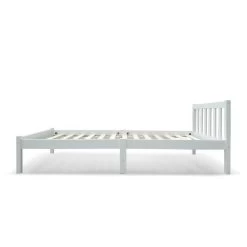 Single Size Wooden Bed Frame - White -Best Bedding Store WBED D 001S WH 03