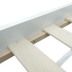 Single Size Wooden Bed Frame - White -Best Bedding Store WBED D 001S WH 06