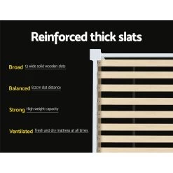 Artiss Wooden Bed Frame Timber Single Size RIO Kids Adults Storage Drawers Base -Best Bedding Store WBED D 004S 92 DRAW AB 04