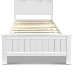 Artiss King Single Wooden Timber Bed Frame -Best Bedding Store WBED D S1 107 AB 04