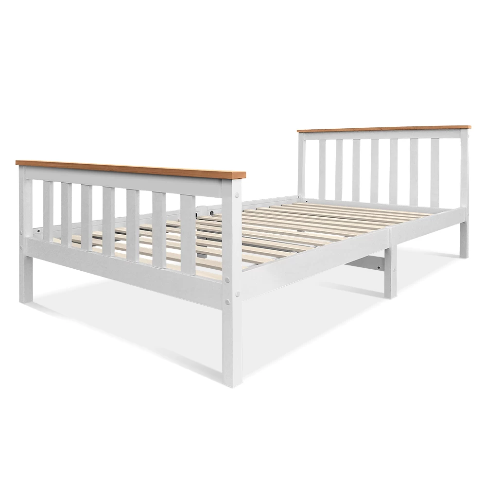 Artiss King Single Wooden Bed Frame Timber Kids Adults 3 Artiss King Single Wooden Bed Frame Timber Kids Adults