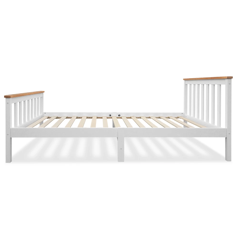 Artiss King Single Wooden Bed Frame Timber Kids Adults 6 Artiss King Single Wooden Bed Frame Timber Kids Adults - Image 4