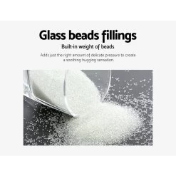 Weighted Blanket Adult 9KG Heavy Gravity Blankets Microfibre Cover Calming Relax Anxiety Relief Grey 16 Weighted Blanket Adult 9KG Heavy Gravity Blankets Microfibre Cover Calming Relax Anxiety Relief Grey -Best Bedding Store WBLANKET CT 9KG 06