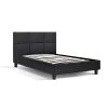 Artiss TINO Single Size Bed Frame Base Fabric Headboard Wooden Mattress -Best Bedding Store bframe e tino s char ab 00