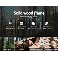 Artiss TINO Single Size Bed Frame Base Fabric Headboard Wooden Mattress 13 Artiss TINO Single Size Bed Frame Base Fabric Headboard Wooden Mattress -Best Bedding Store bframe e tino s char ab 04