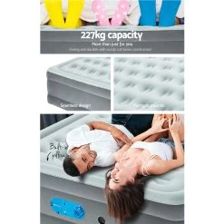 Bestway Single Air Bed Inflatable Mattress Sleeping Mat Battery Built-in Pump -Best Bedding Store bw bed s 46 67622 05