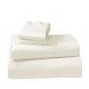 Cotton Microfibre 1000TC 4pc Queen Sheet Set - Ivory -Best Bedding Store cvc 10qs iv 1