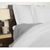King Size 1900TC Cotton Rich Sheet Set (White Color) -Best Bedding Store ds sheard1900 wht k1