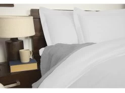 Queen Size 1900TC Cotton Rich Sheet Set (White Color)