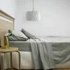 Queen Size 2500TC Cotton Rich Sheet Set (Grey Color) -Best Bedding Store ds sheardcr2500 gry q1