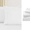 1200TC Egyptian Cotton King Sheet Set White -Best Bedding Store egp 12 white