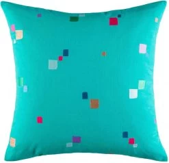 Kobi Teal Square Cushion By Kas
