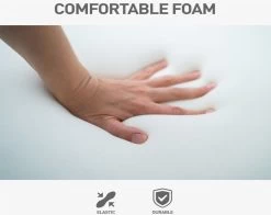 Cooling Gel Seven-Zone Hybrid Tri-Foam Spring Euro Mattress Single -Best Bedding Store matt 30 euro top s 6 7