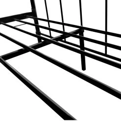 Artiss Double Size Metal Bed Frame - Black -Best Bedding Store mbed b n01d bk 04