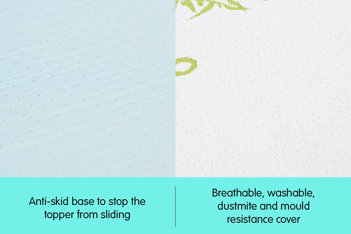 Cool GEL Memory Foam Mattress Topper - Single 9 Cool GEL Memory Foam Mattress Topper - Single - Image 7