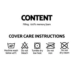 Giselle Bedding Gel Top Memory Foam Pillow -Best Bedding Store pillow mefo gelpad 07