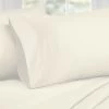 King Size 1000TC Cotton Rich Sheet Set (Ivory Color) -Best Bedding Store sheard1000 ivy