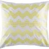 Zig Zag Citrus Cushion By Kas -Best Bedding Store zig zag 2